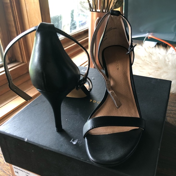 Halogen Haaudrey-lea leather heels - Picture 4 of 5